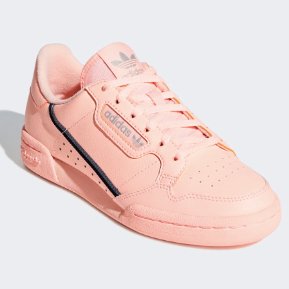 Pink Adidas Original Continental 80's shoes